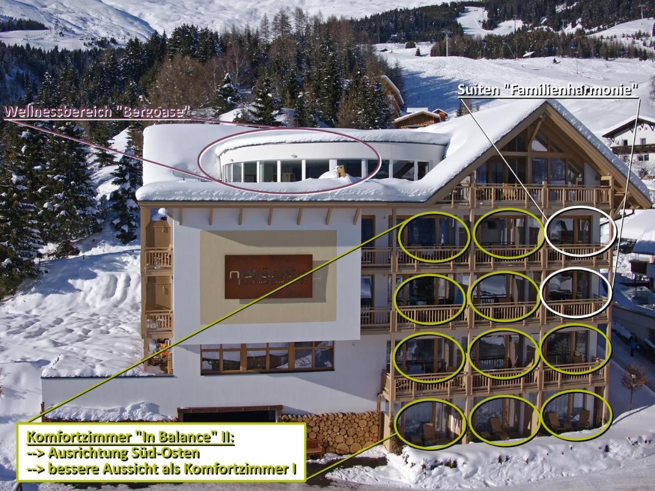 Natürlich Hotel mit Charakter Fiss Exterior foto